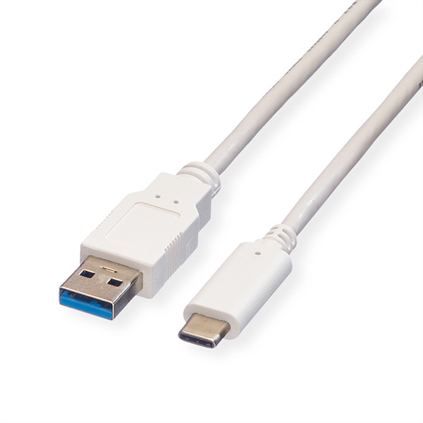USB 3.1 Kabel, A zu C, Stecker/Stecker, 0,5m 
