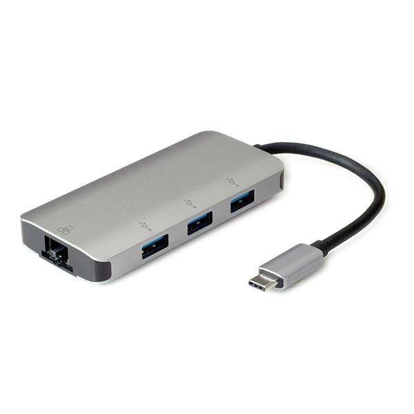 USB Typ C zu Gigabit Ethernet Konverter + Hub 3x 