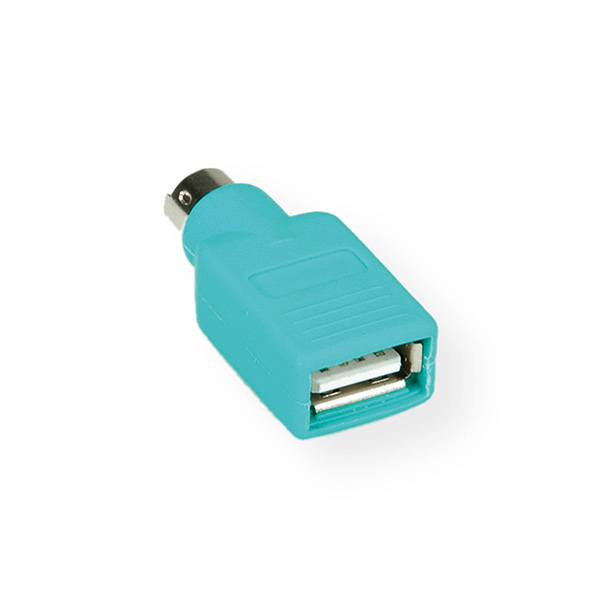Adapter PS/2 zu USB Maus, grün 