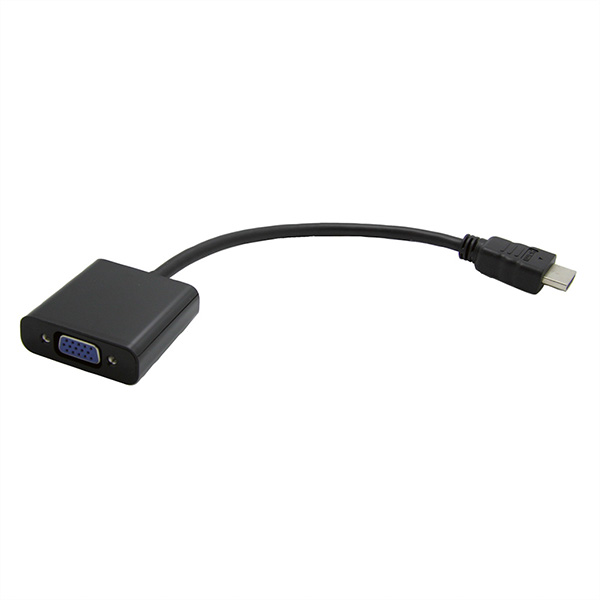Adapterkabel HDMI zu VGA, HDMI Stecker zu VGA Buchse 