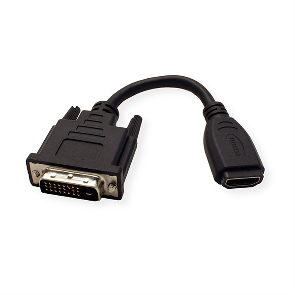 Adapterkabel HDMI zu DVI, HDMI Buchse zu DVI-D Stecker 