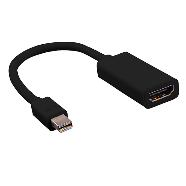 Mini DisplayPort zu HDMI Adapter, Mini DP Stecker zu HDMI Buchse 