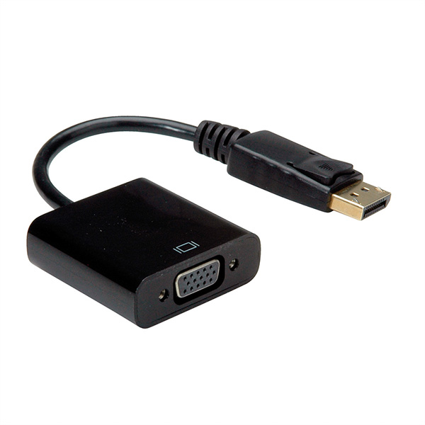 DisplayPort zu VGA Adapter, DP Stecker zu VGA Buchse, passiv 
