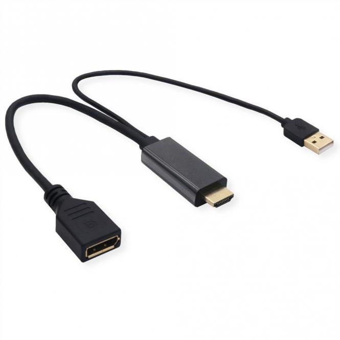 4K HDMI-DisplayPort Adapter, v1.2, HDMI ST, DP BU 