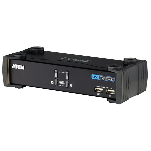 KVM Switch, DVI, USB, Audio, USB-Hub 