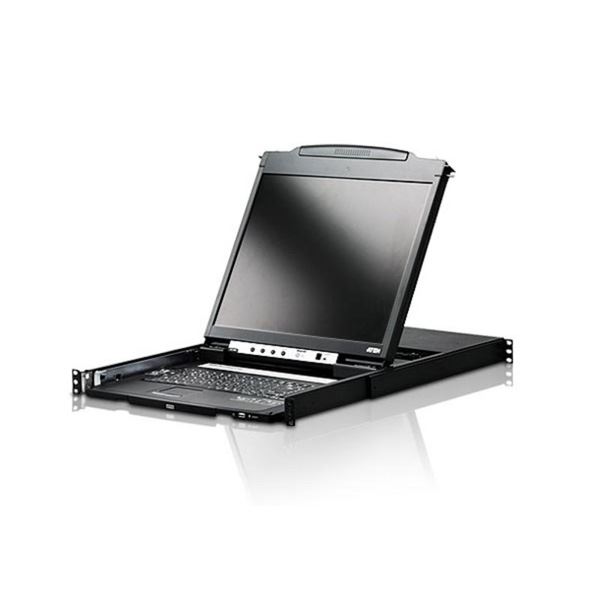 KVM-Konsole, VGA, PS/2-USB, Peripheral Port, 48cm LCD CH