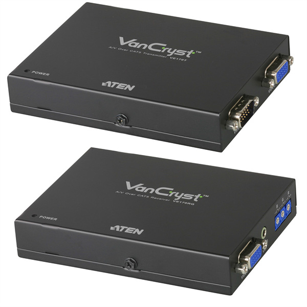 VE170Q, VGA Kat. 5 Audio/Video Extender mit Video-Signalkompensation 