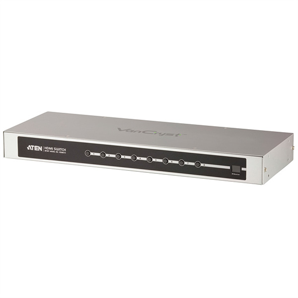 Grafik Switch, HDMI/Audio/Video, 8 Ports, mit Fernbedienung 