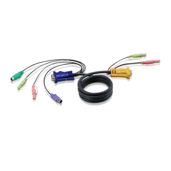 KVM-Kabel, VGA, PS/2 und Audio 