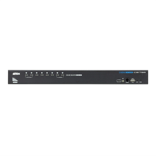 KVM Switch, USB, HDMI, 8 Ports 
