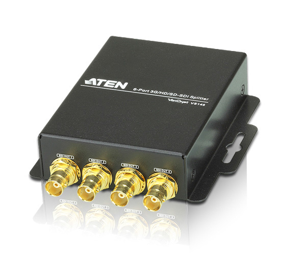 VS146, 6-Port 3G/HD/SD-SDI Splitter 