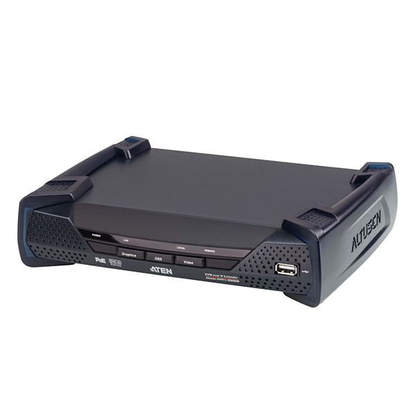 DVI-D Dual Link KVM Over IP Extender mit PoE Empfänger KE6912R 