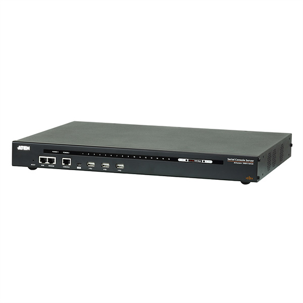 16-Port serieller Konsolen Server, mit Dual-Strom/LAN 