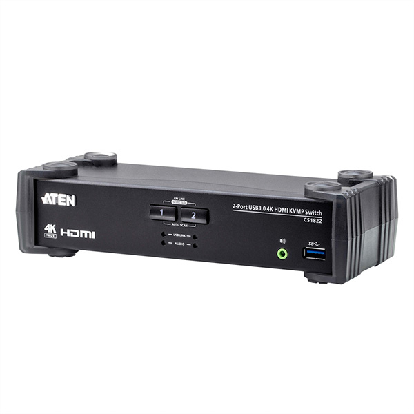 CS1822 2-Port USB 3.0 HDMI KVM Switch 