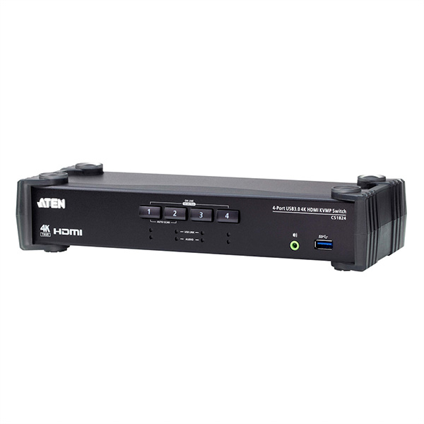 CS1824 4-Port USB 3.0 HDMI KVM Switch 