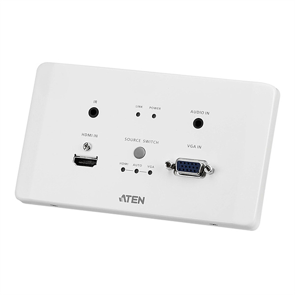 VE2812AEUT HDMI + VGA HDBaseT Transmitter EU Wandplatte 