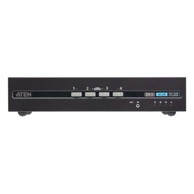 CS1144D4 4-Port USB DVI Dual Display Secure KVM Switch 