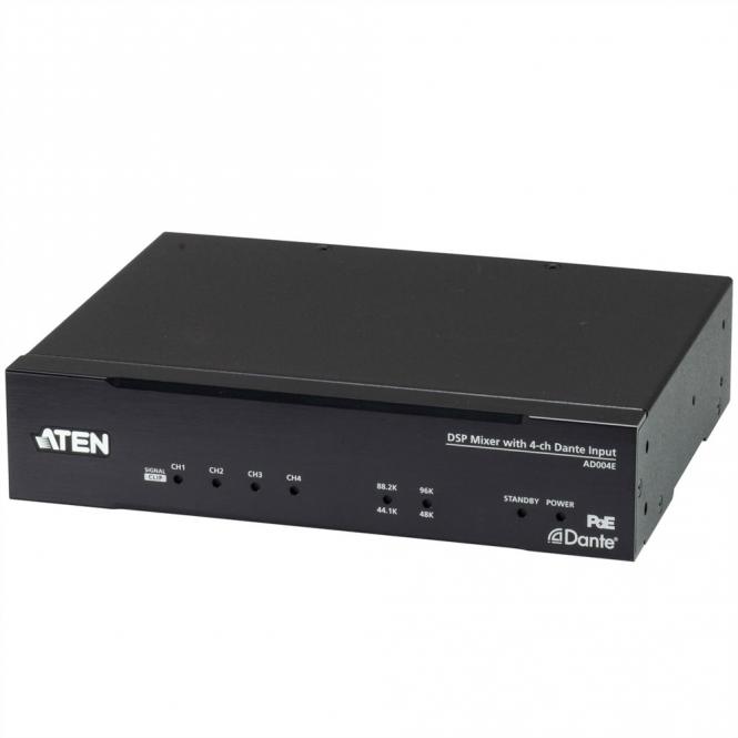 AD004E DSP Mixer 4-CH Dante Input and Analog Output 