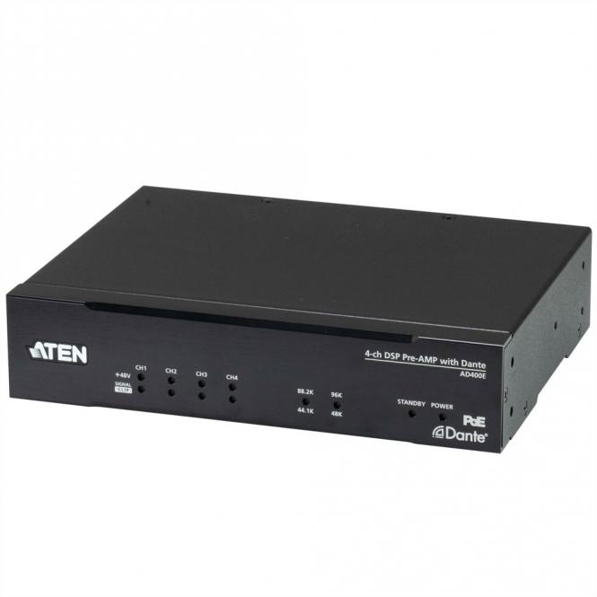 AD400E DSP Mixer 4-CH Analog Input and Dante Output 