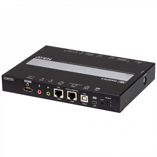 CN9850 1-Local-Remote Share Access Einzelport 4K HDMI KVM over IP Switch 