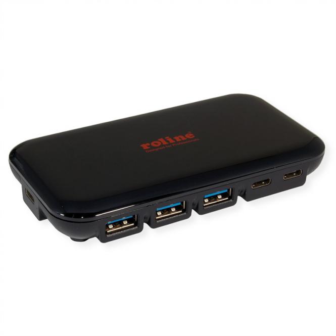 USB 3.2 Gen 2 Hub, 7-fach (3x Typ C + 4x Typ A) 