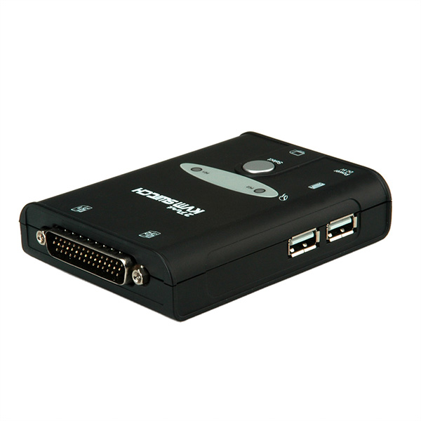 KVM Switch 'Star', 1 User, 2 PCs, HDMI, USB 