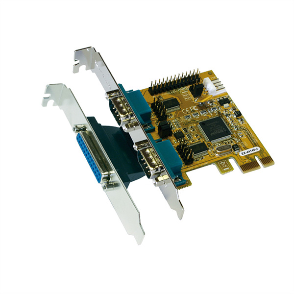 PCI Express x1 Karte, 2x ser. RS-232+1x par. EPP/ECP 