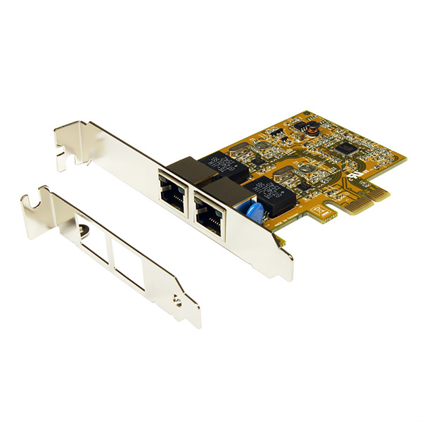 PCI 2x Gigabit Ethernet Netzwerkkarte 