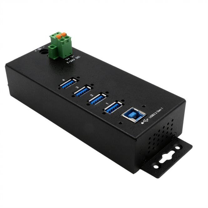4-Port USB 3.2 Gen 1 HUB, mit 15KV ESD ÜS, EX-1186HMVS-2 