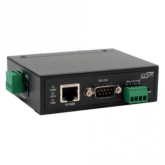 EX-61001 Ethernet zu 1 x Seriell RS-232/422/485 