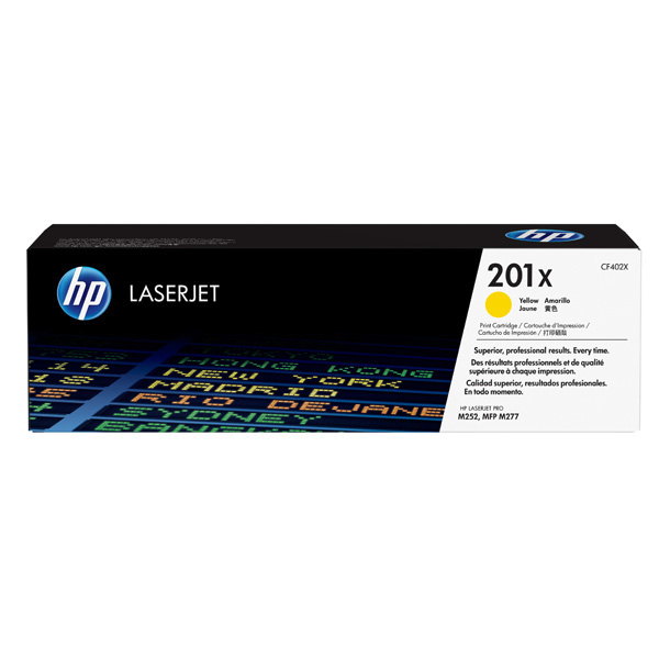 HP Color LaserJet Pro Toner Nr. 201X, yellow 