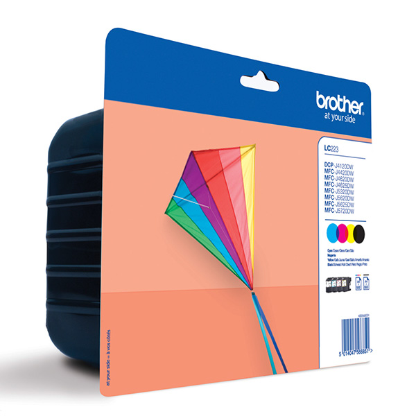 Multipack LC-223VALBPDR, schwarz, cyan, magenta, yellow 