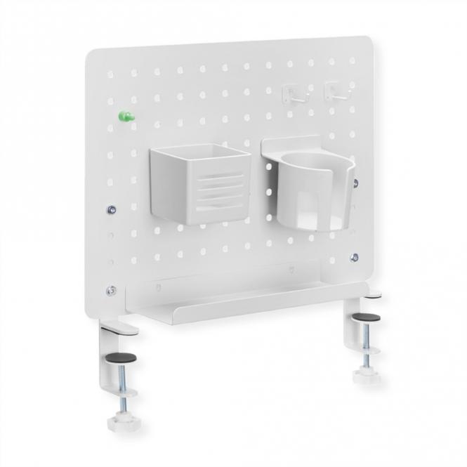 Stecktafel, Klemmhalterung, weiß 