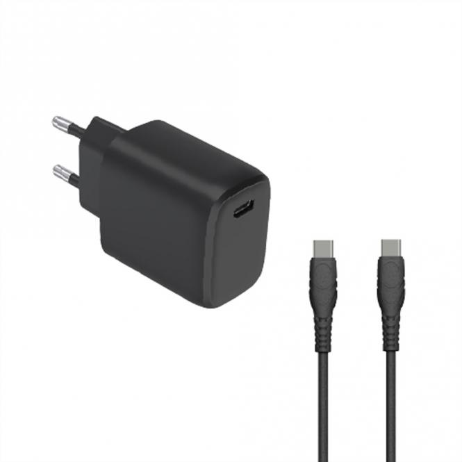 BIO-CTC-25W PD-Reiseadapter + Kabel für Typ-C 