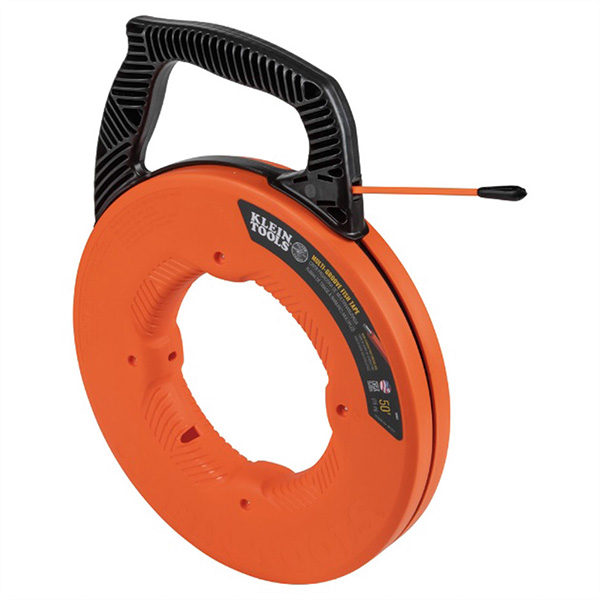 Geriffeltes Fiberglas-Einziehband mit Nylonspitze, 15m 