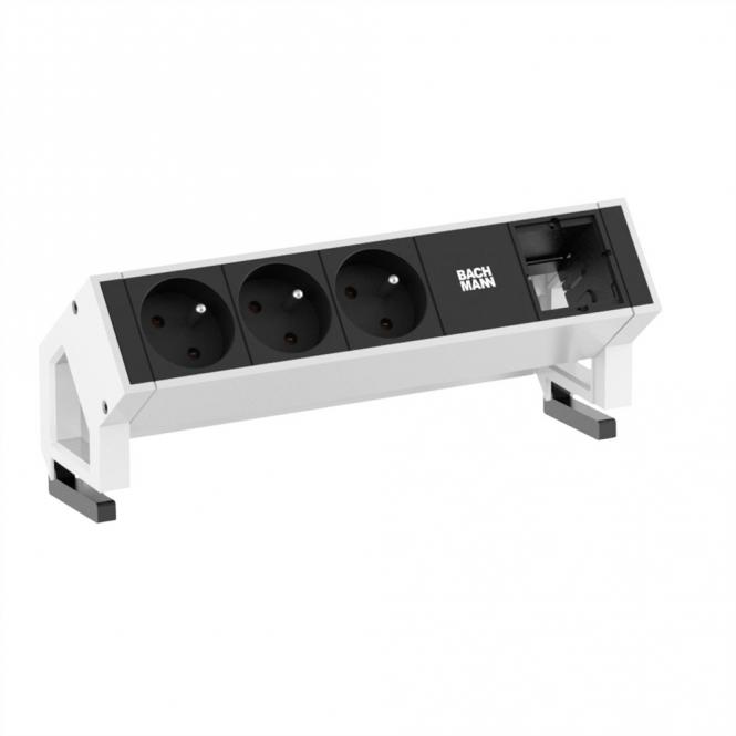 DESK2 3xUTE 1xCM 0,2m GST18 RAL9010 