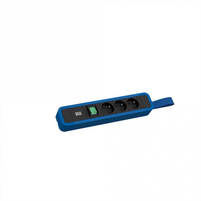 PRIMO 2 3xUTE 1xSchalter mit Schlaufe 2m CEE7/7 RAL5010 