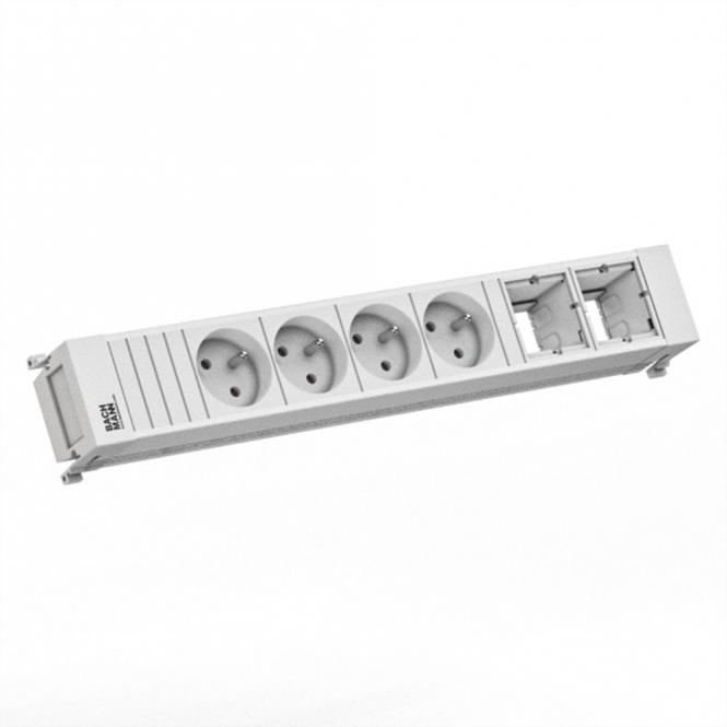 POWER FRAME 4xUTE 2xCM 0,2m GST18 RAL9010 