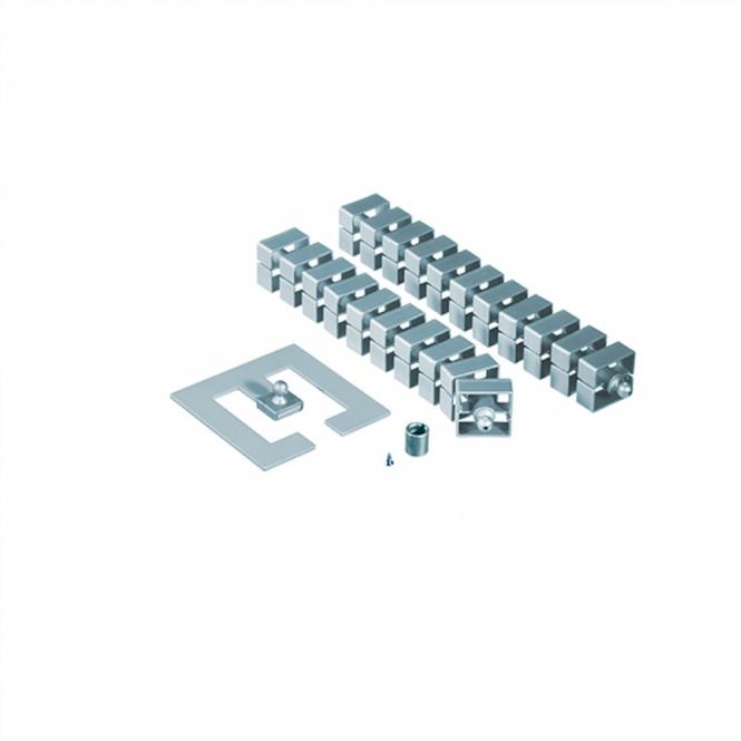 Kabelschlange Quadro Set schwarz 