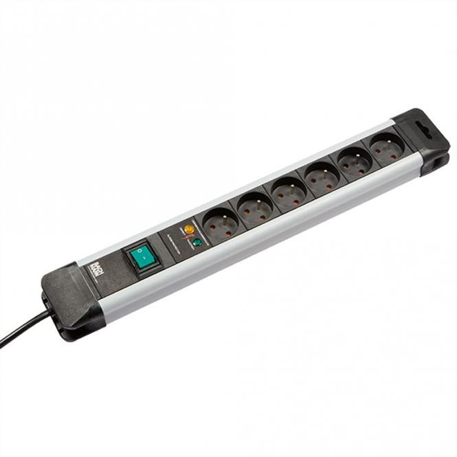 CONNECTUS 6xUTE 1xSPD 1xSchalter Strom 2,0m CEE7/7 