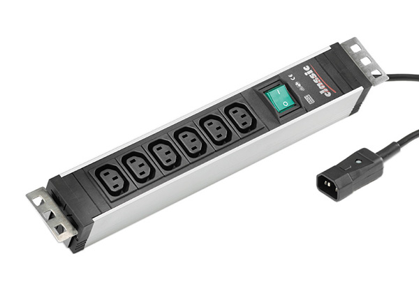 Kaltgerätesteckdosenleiste, 8 x IEC320 C13 