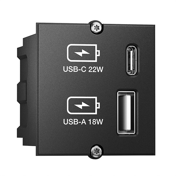 Custom Modul USB Charger Modul Typ A & Typ C 22W, Quickcharge 