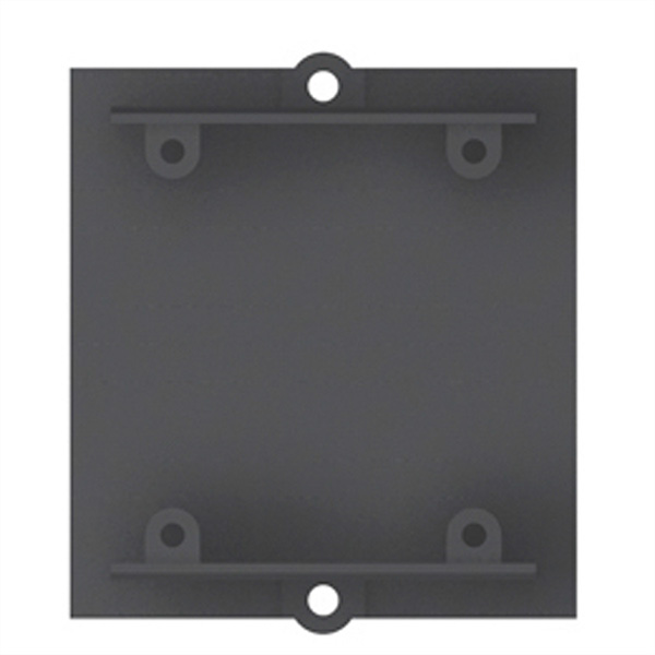 Custom Modul Blindabdeckung mit Anschraubdome, schwarz 