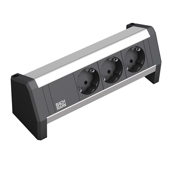 Desk Steckdosenleiste, 3x Schuko 