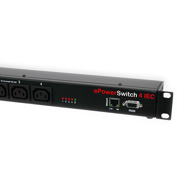 ePowerSwitch ePS-4 IEC 4f. PDU RM2U 