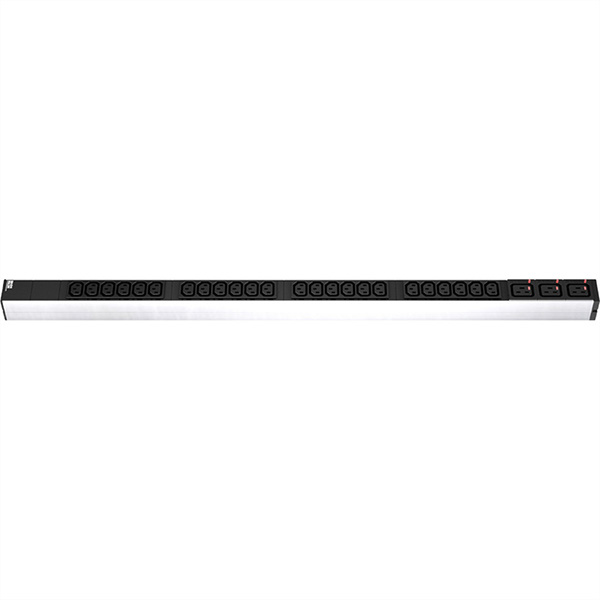IT PDU Basic, 1HE, 24x C13, 3x C19, CEE 16A, 3,0m 