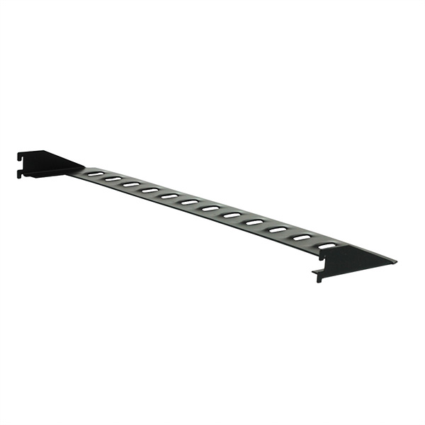 Kabelhalterung für 19-Zoll-Geräte, schwarz 