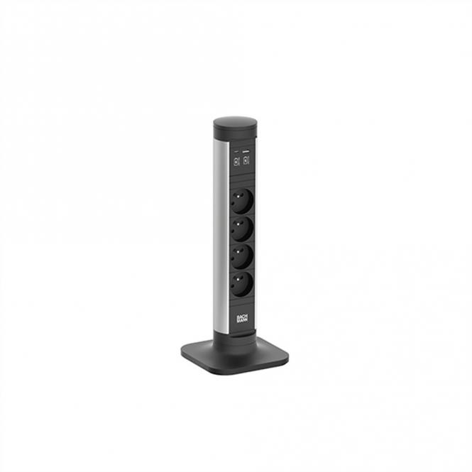 CYCLE Pole S 4xUTE 1xUSB A/C 22W 2,5m CEE7/7 