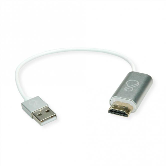 Ochno Adapter HDMI zu USB-C und USB-A 