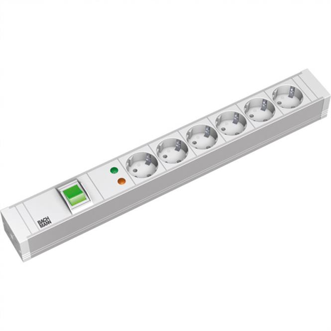 19 PDU PVC 6xCEE7/3 interrupteur 